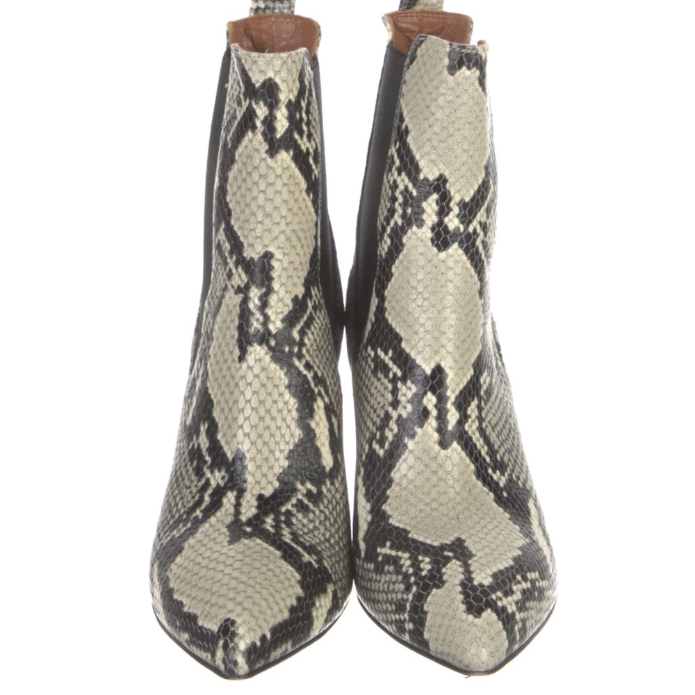 Paris Texas Snakeskin Ankle Chelsea Boots Sz 37